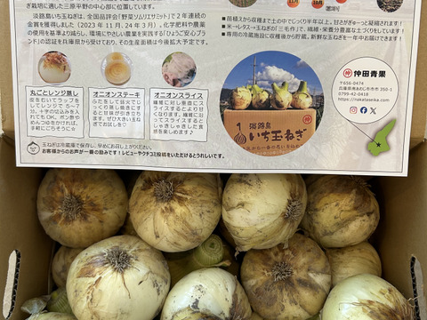 【野菜ソムリエサミット金賞🏆】淡路島新玉ねぎ5kg