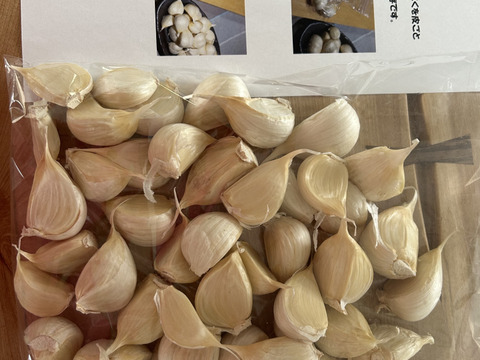 青森にんにく　訳ありバラ500g お得　ホワイト六片 家庭用