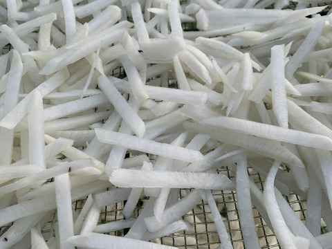 【天日干し！】自然栽培 切り干し大根 40g×4 (会津伝統野菜 赤筋大根使用)