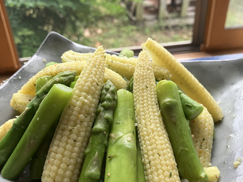 自然の恵みいっぱい雪国アスパラガス L〜2L 800g
