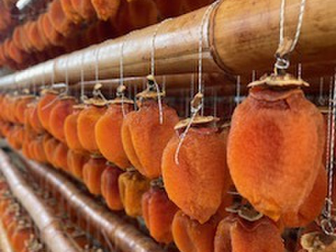 もちもち食感！種なし干柿(干し柿)『平核無柿』3L約70g×8個