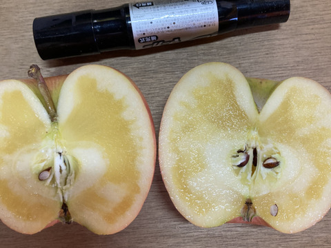 蜜入りチェック済！超遅もぎ樹上完熟蜜入り葉取らずこうとく約1.8キロ10-14玉