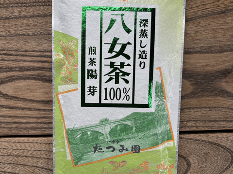 八女茶のたつみ園。家庭や職場で人気♡煎茶100ｇ
