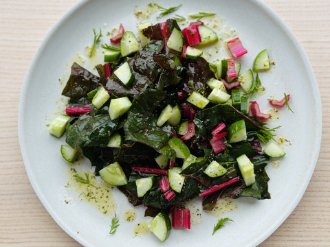 【農薬肥料不使用】塩とお酢  オリーブオイルだけで美味しい健康サラダセット３日分&季節の旬野菜 １種類