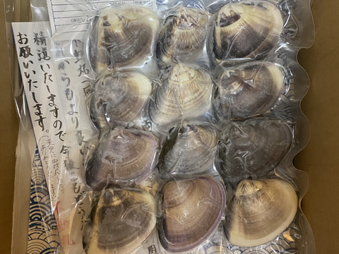 【凍眠凍結】‼️いかがですか(^^)
-30℃リキッド凍結蛤
《千葉ブランド水産物認定品》
九十九里産生蛤500g/12〜16個