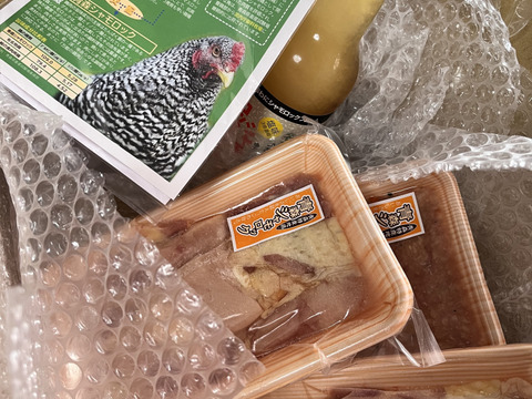 【福袋】 青森シャモロック 福袋セット 地鶏鍋もできる中人数セット つみれ200g×2、正肉200g×2、塩スープ1本 【冬ギフト】