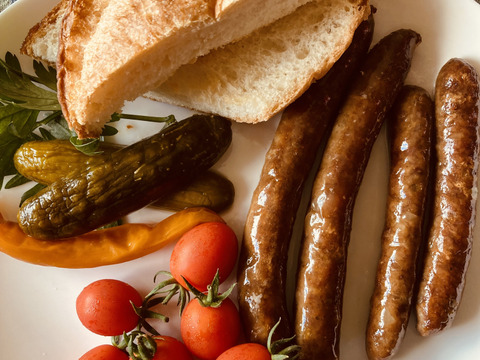 隠岐の島自然放牧育ち🌿こだわり&愛情の詰まったやぎ肉ソーセージ(4パック)🐐化学調味料・添加物不使用✨Goat meat sausage 4pcs