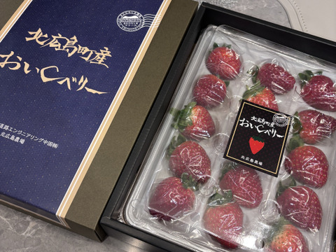 超濃厚！！コンテスト受賞歴あり！広島県産北広島町産いちご「おいCベリー」15粒入り