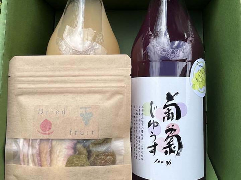 おまけ付き【母の日ギフト】丸搾りの甘みがぎゅっ！とろ〜り桃&ぶどうジュース各1本