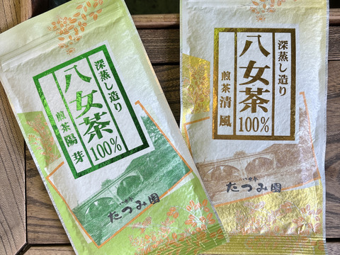 【2025年】八女茶人気の深蒸し煎茶100ｇ2本セット♡