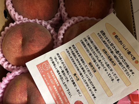 早期予約価格　🍑さくら白桃　約1.5kg 5玉前後　9月上旬発送　希少な桃　【ASIAGAP認証農場：津軽農園】　安心・安全な桃　収穫した日に発送　家庭用　農家直送