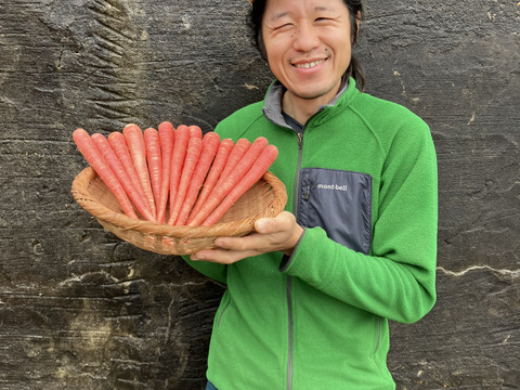 愛情たっぷり！自然栽培で育った金時にんじん（1キロ）