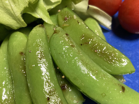 主役にもなれるんです。無限甘シャキ。スナップエンドウ500g