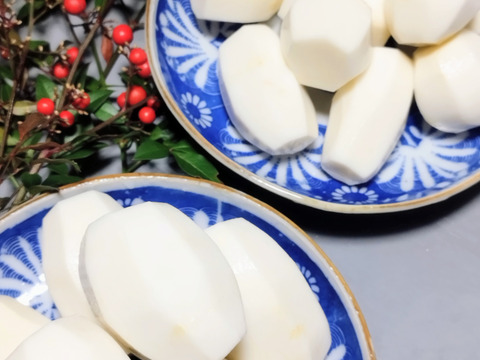 農薬不使用　トロリもっちり里芋　原っぱ農園の在来里芋4.5キロ　蔵王町在来里芋