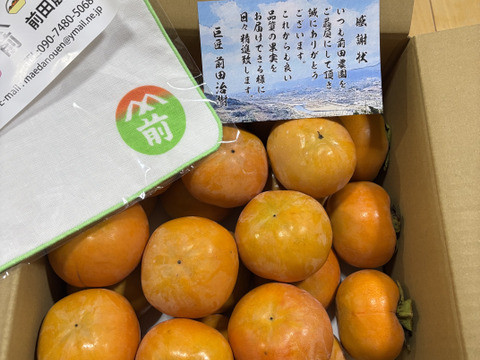 和歌山県産　富有柿　極甘(家庭用)5kg　M～2Lサイズ