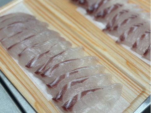 🌸料亭級の一皿をご自宅で🌸旬をそのまま咲かせた天然国産『桜マダイ菊盛り』長州床波ブランドお刺身約150g×2皿【3月下旬予約】