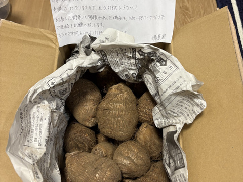 ⚠️数量限定⚠️『黒いダイヤ』高級料亭で出される里芋の味をご家庭で！生産量トップクラスの所沢から送る絶品里芋！※芽なしという訳ありですが、農家のみぞ知る絶品です。5kg（約30〜40個入り）