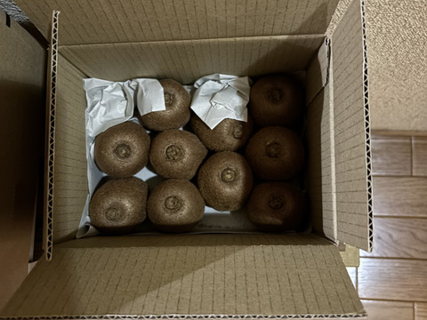 手でむける！甘〜いグリーンキウイフルーツ〈みつばちキウイ®〉中玉 1kg（10～13個）〈農薬・化学肥料不使用〉