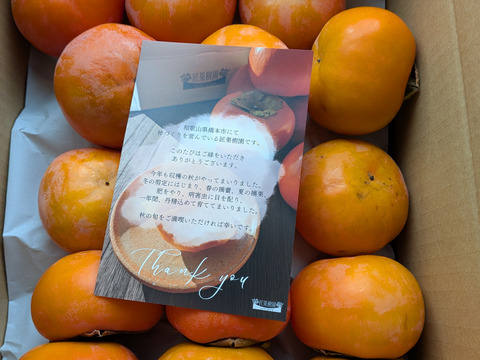 味わい深いコク＊富有柿＊【訳あり】中箱中玉（S/M）約5kg
