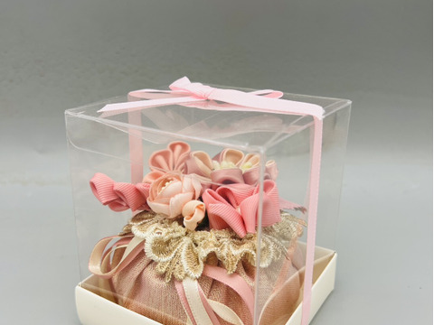 【夏ギフト】天然竹炭入りフラワー香り袋