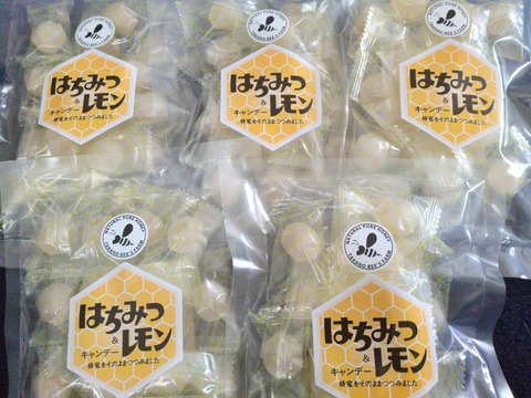 はちみつレモンキャンディー
【蜂蜜檸檬飴】100g×5袋
ご好評につき販売開始です！