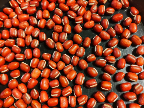 発酵玄米に最適セット　自然栽培　令年４年度丹波産コシヒカリ　4kg　＋　自然栽培　大納言小豆　300ｇ