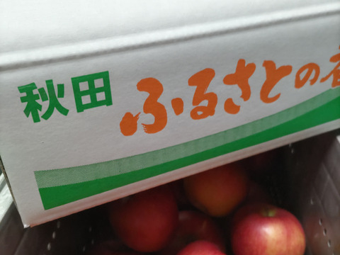 秋田生まれのりんご　今食べごろ　　ゆめあかり　3キロ8～9玉