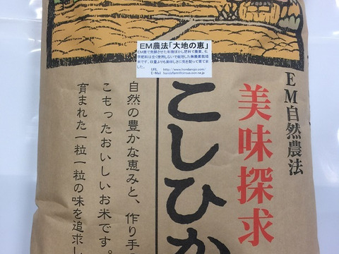 令和5年産 特別栽培米 農薬不使用 化学肥料不使用 除草剤不使用 コシヒカリ 玄米 10kg