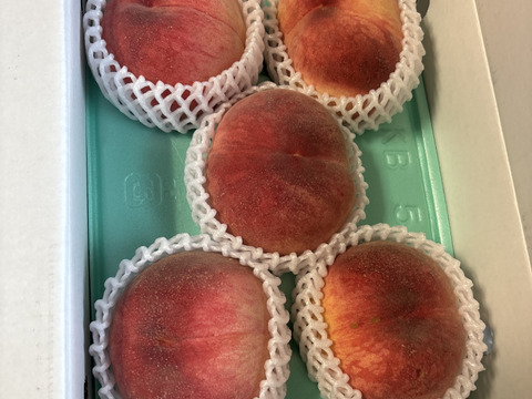 桃：美郷・2kg程度】新食感の品種！甘くて硬い大玉の桃：福島県産の