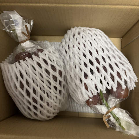 お得】【訳ありクイーンルージュ】約2～3房 800g以上：長野県産の