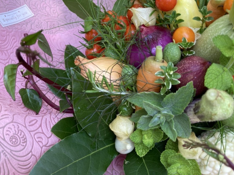 【秋ギフト】野菜ブーケ【カラフルなミニ野菜】ファーマーズヤード【お誕生日】【開店祝い】【周年祝い】【お供え】