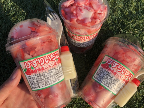 冷凍焼き芋&削りいちごの自然派おやつセット！【本州の方限定】
