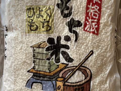 熊本県産 令和7年新米100% ひよく餅　1.4kg　もち米　れんげ米　レターパックプラス発送