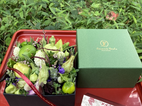 【秋ギフト】野菜ブーケ BOXタイプ【カラフルなミニ野菜】【お誕生日】【開店祝い】【周年祝い】【お供え】