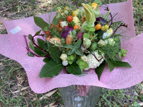 【秋ギフト】野菜ブーケ【カラフルなミニ野菜】ファーマーズヤード【お誕生日】【開店祝い】【周年祝い】【お供え】