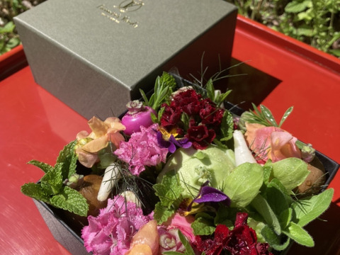 【母の日ギフト】野菜ブーケ BOXタイプ【メッセージカード付き】【カラフルなミニ野菜】【4/26(土)～5/18(日)お届け】