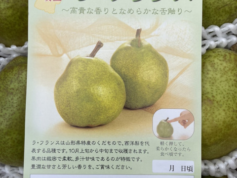 ★数量限定★スーパーラフランス【贈答用】（とろけるように甘い）ラフランス3kg箱