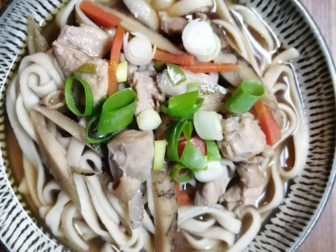 【噛むほどにおいしい☆】地粉の乾麺うどん(農薬・化学肥料不使用／220ｇ×3p)