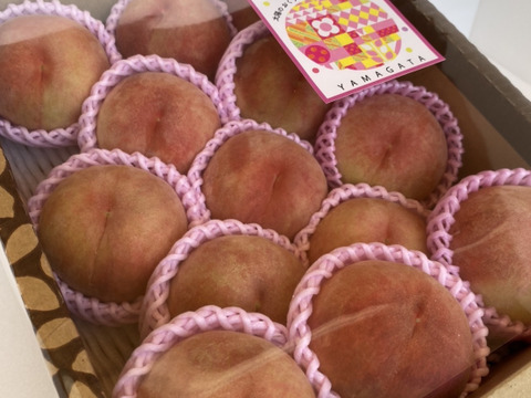 白桃の王様‼️山形産川中島白桃【3キロ13玉】