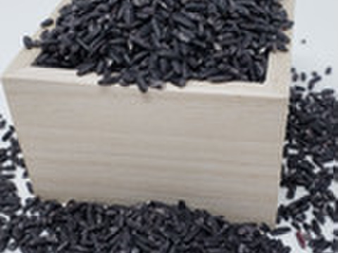 有機栽培の黒米で作った黒米ポン菓子50ｇ【メール便】