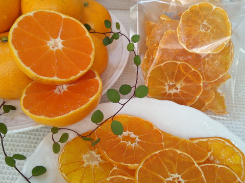 自然栽培みかん2kg&みかんチップ3袋セット