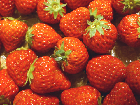 【お買い得】サイズいろいろバラ詰めいちご（紅ほっぺ）900ｇ以上