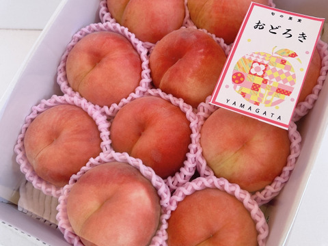 硬め好きな方に‼️山形県産白桃おどろき【3キロ大玉】