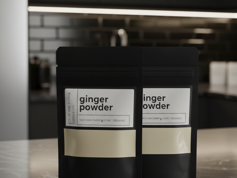 ジンジャーパウダー　自然栽培生姜使用