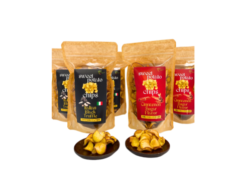 ○大感謝祭○【送料相当分以上値引き中!!!】
  香り高いさつま芋チップス 2種類x3個