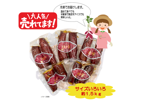 【送料無料】熟成こだわり火入れ焼き芋　冷凍9kg レンジでチンするだけで美味しく Amazon | [やおやのはち] 焼き芋 冷凍 紅はるか 甘い熟成 茨城県