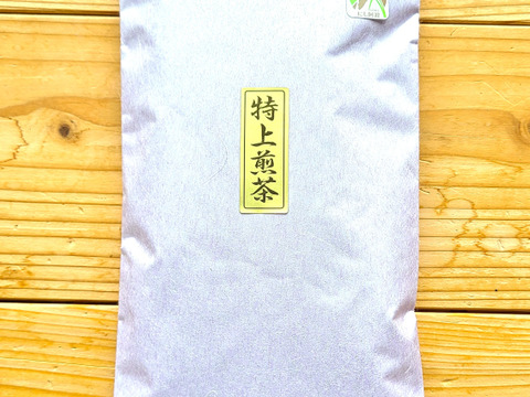 自然栽培煎茶、世界農業遺産認定、徳島山間地の緑茶
【特上煎茶】 100g 3袋