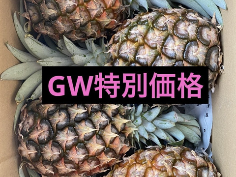 沖縄県石垣島産小玉ピーチパイン4個