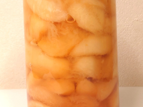 【金の蜜】とろとろ桃ジュースと桃のシロップ煮　合計2本セット！！