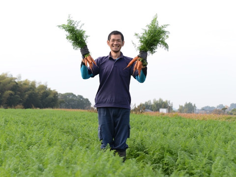 爽やかな甘さで生でも美味しい有機人参!有機にんじん(5kg)